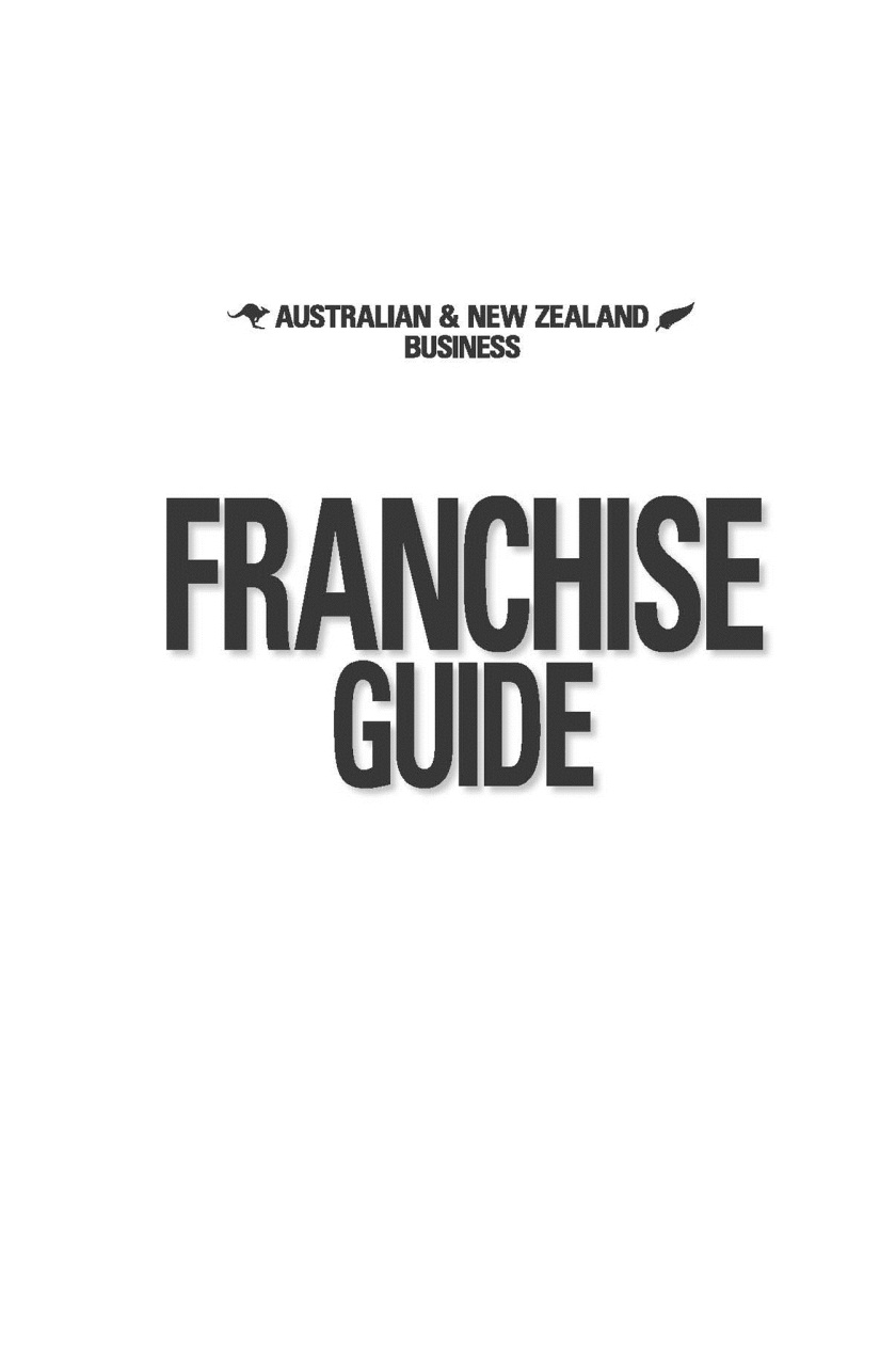 Business Franchise Guide Preview Pages