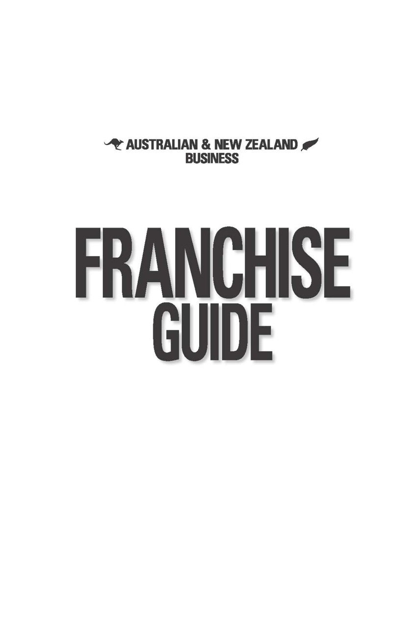 Business Franchise Guide Preview Pages
