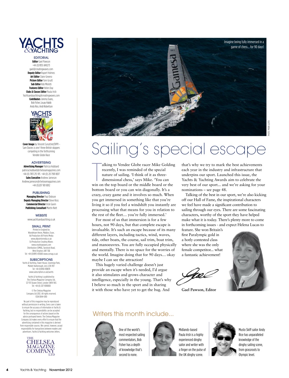 Yachts & Yachting Preview Pages