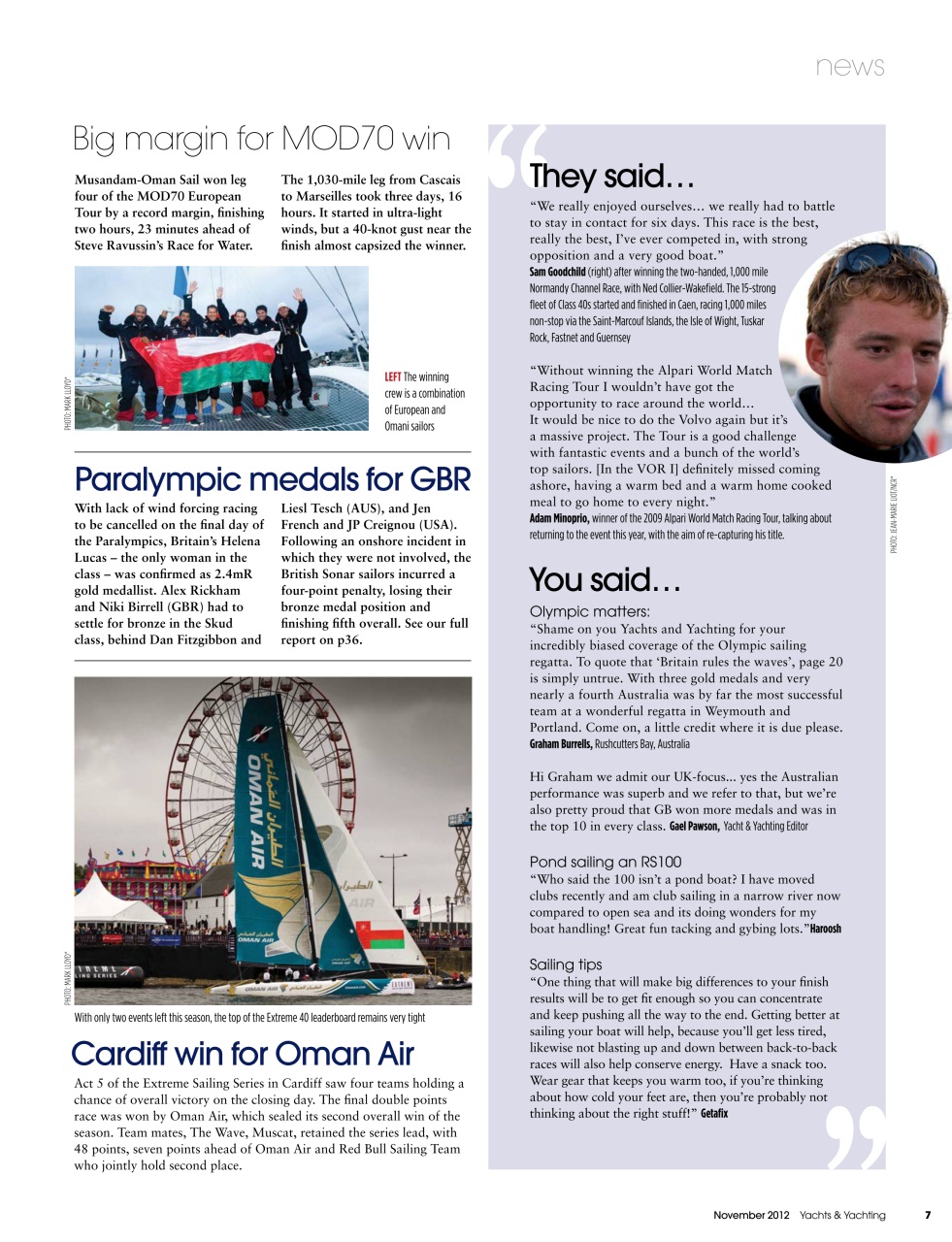 Yachts & Yachting Preview Pages