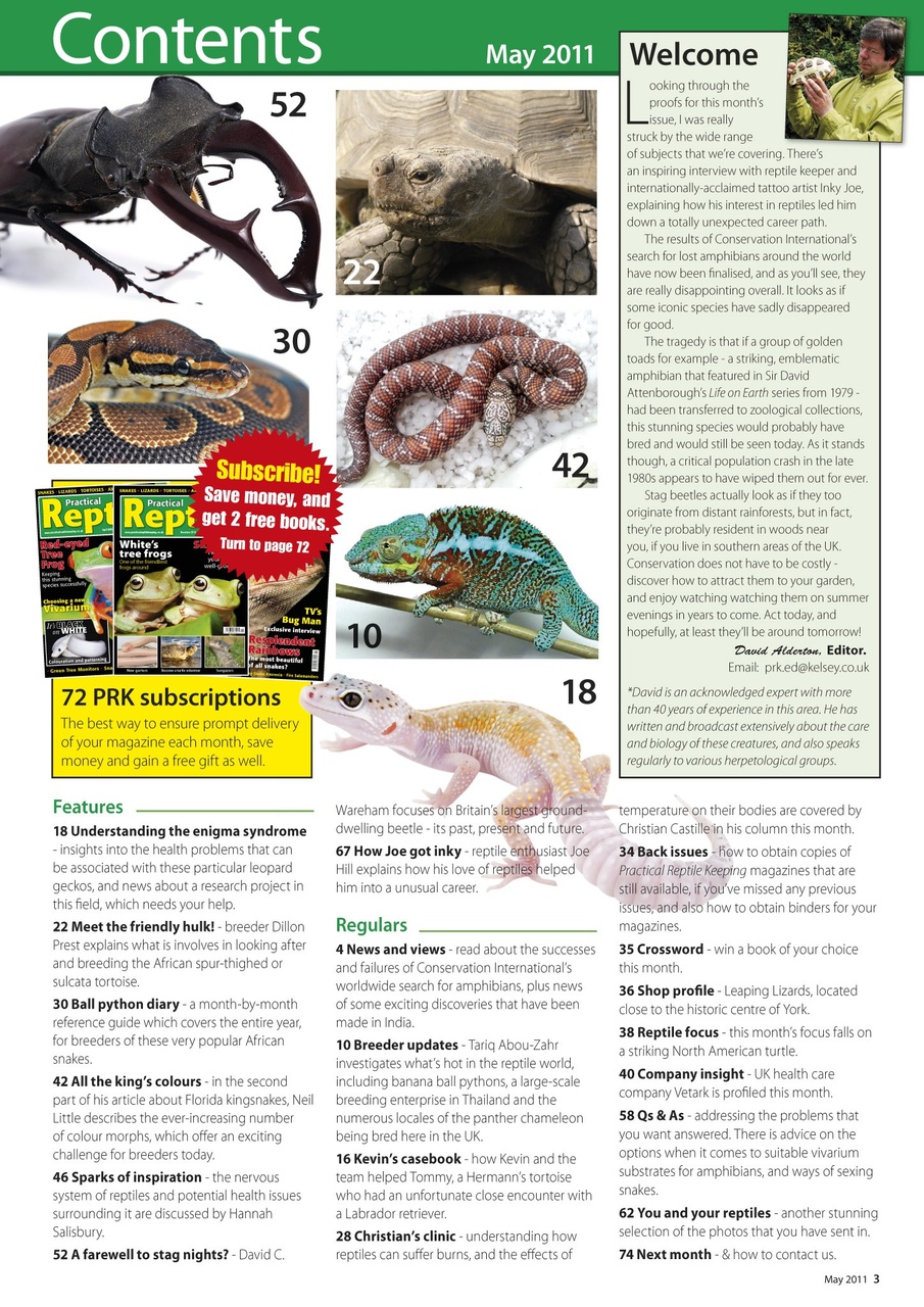 Practical Reptile Keeping Preview Pages
