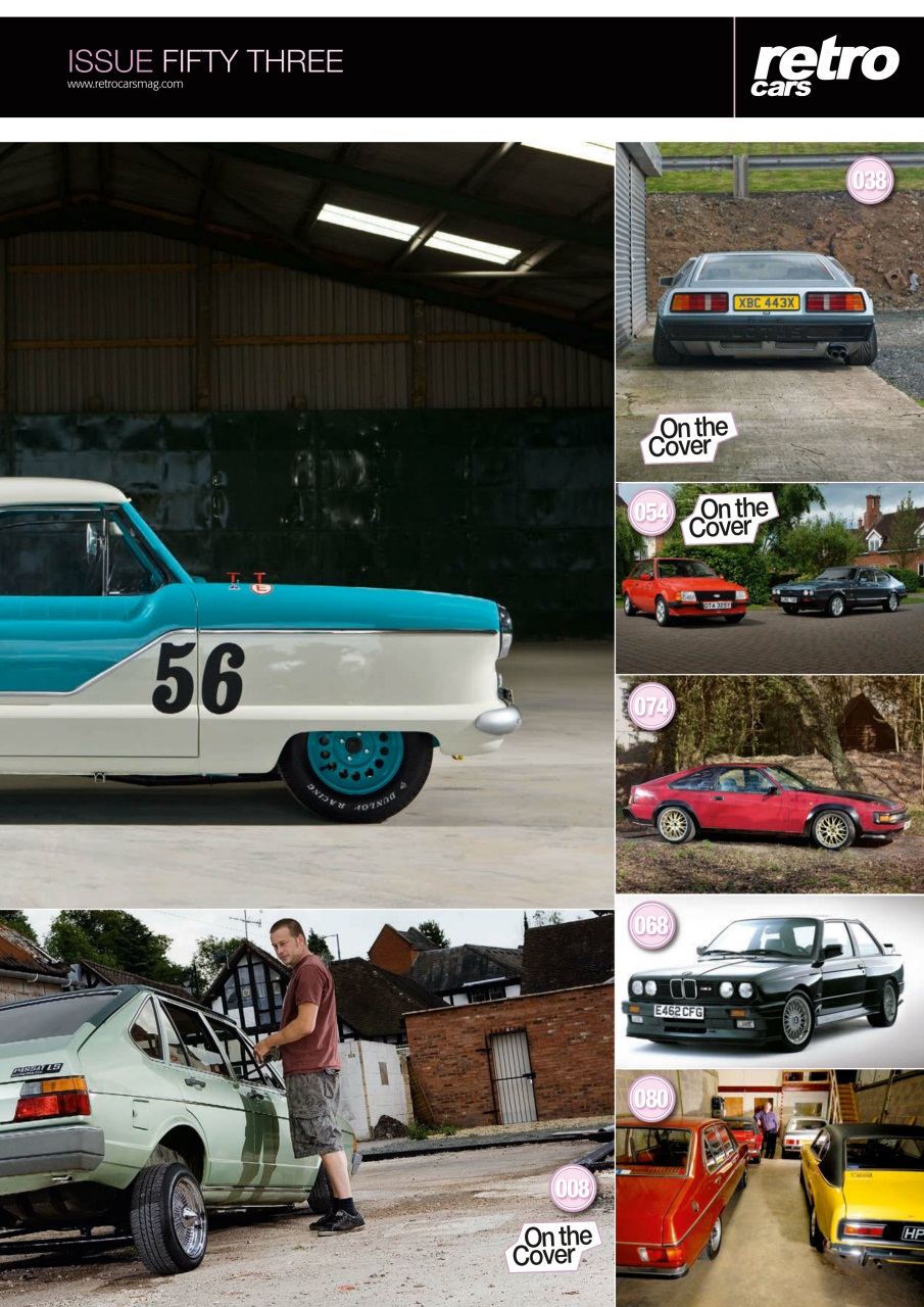 Retro Cars Preview Pages