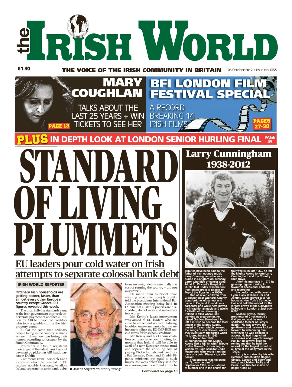 Irish World Preview Pages