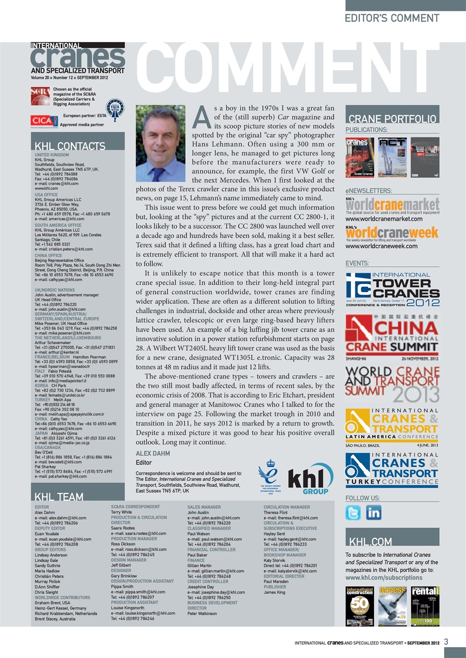 Int. Cranes and Specialized Transp Preview Pages