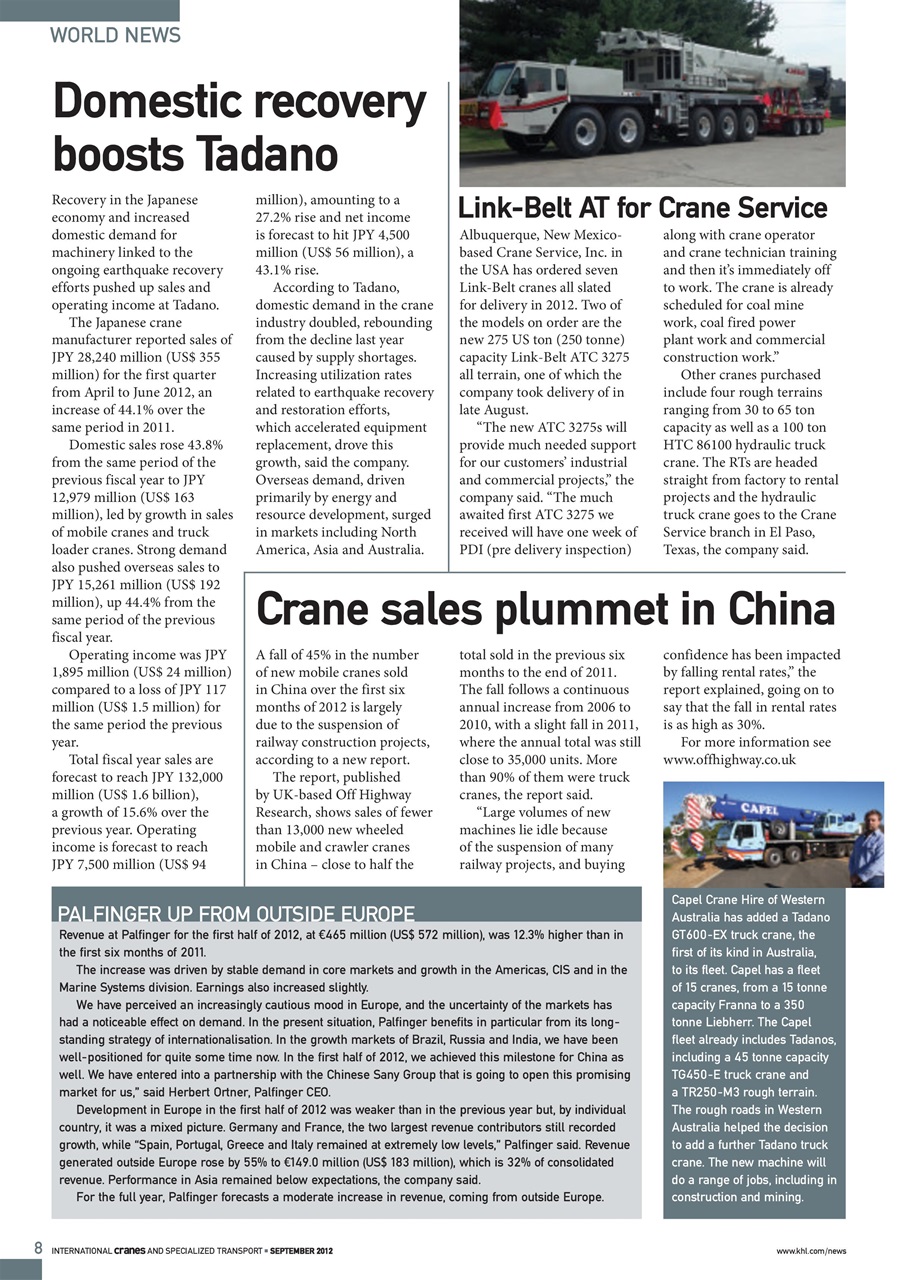 Int. Cranes and Specialized Transp Preview Pages