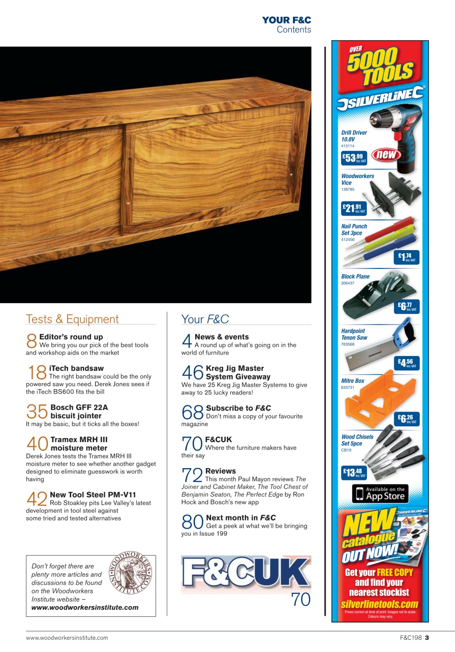 Furniture & Cabinetmaking Preview Pages