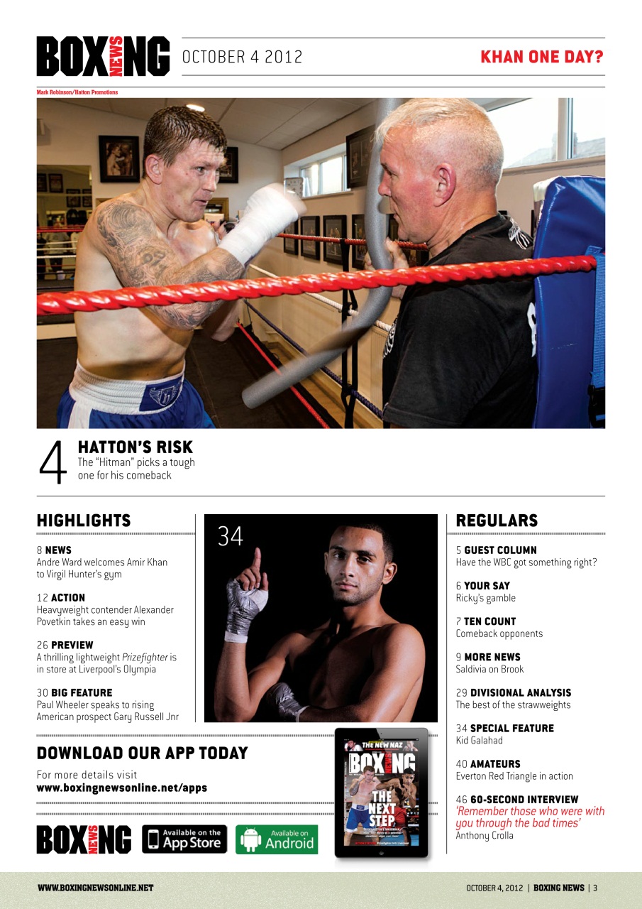 Boxing News Preview Pages