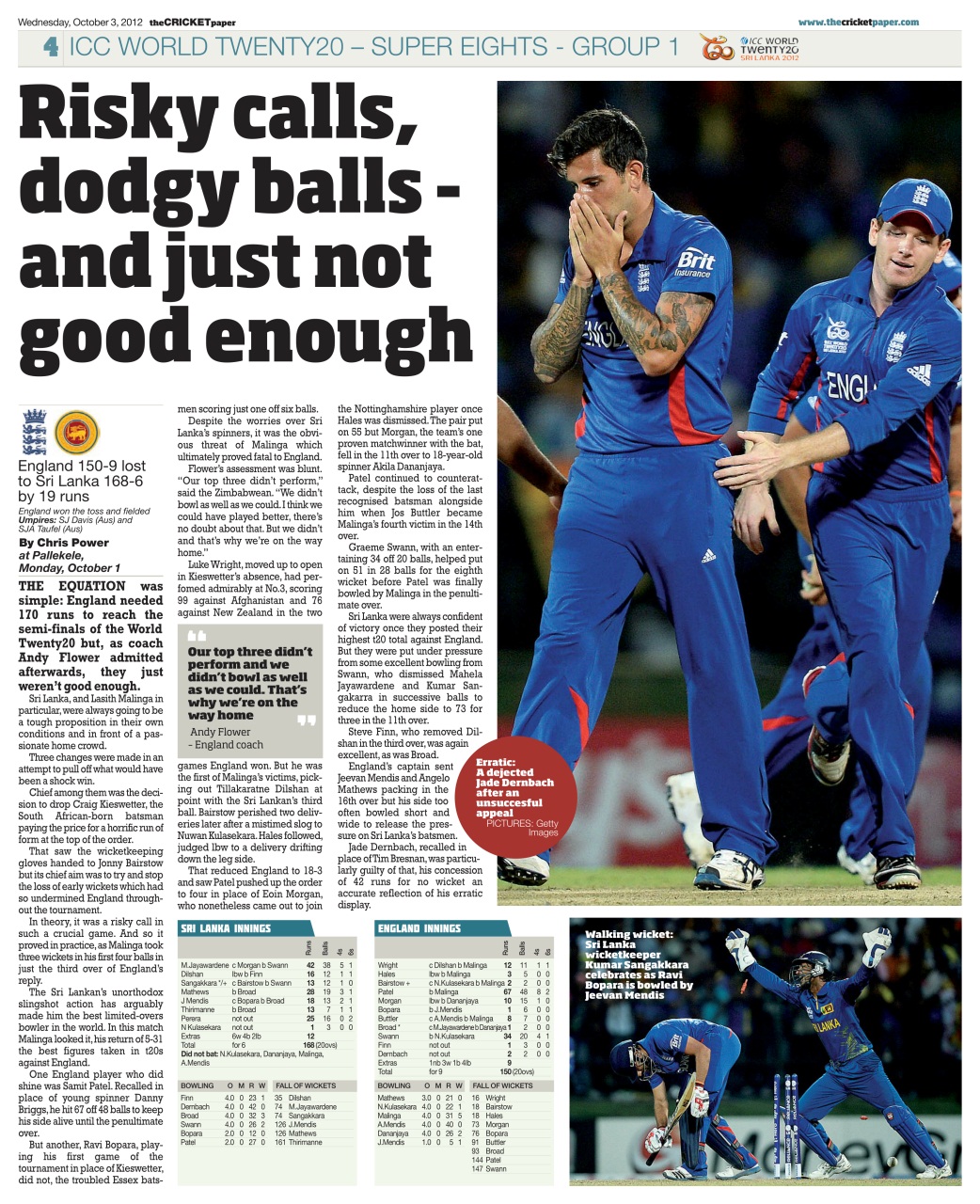 The Cricket Paper Preview Pages