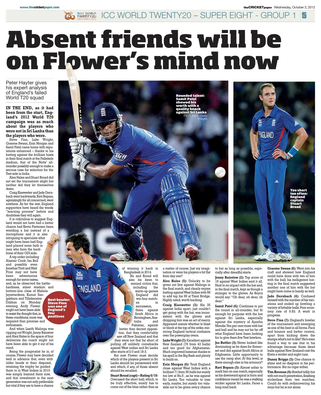 The Cricket Paper Preview Pages