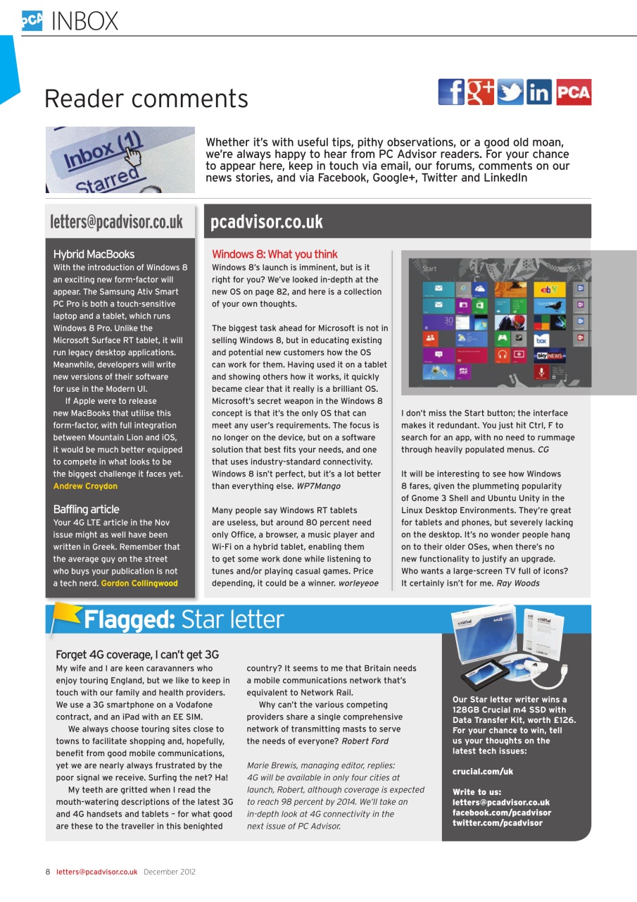 Tech Advisor Preview Pages