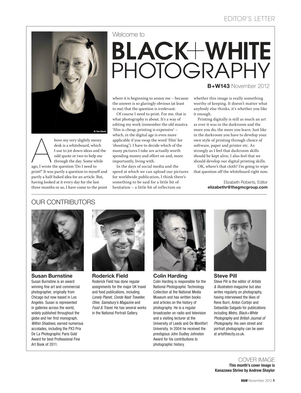 Black+White Photography Preview Pages
