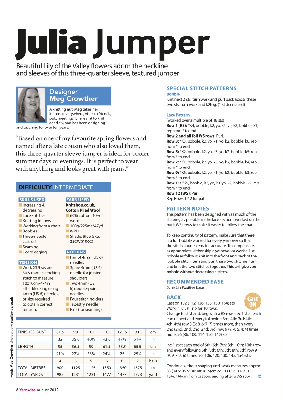 Yarnwise Preview Pages