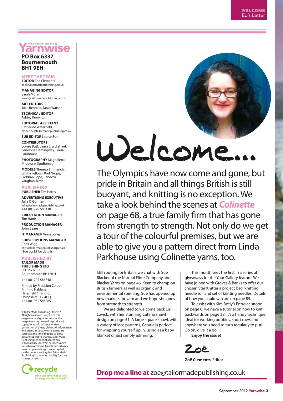 Yarnwise Preview Pages