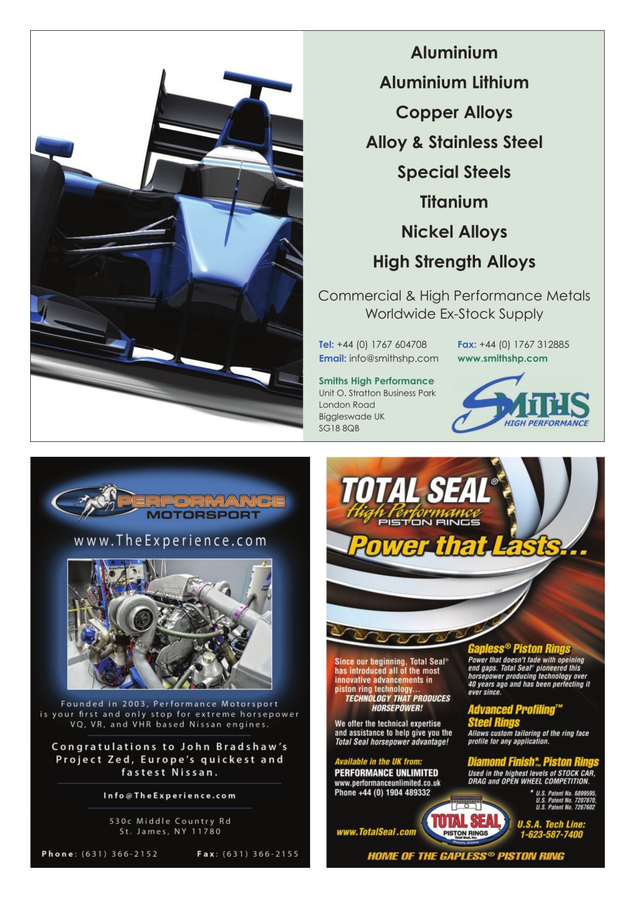 Race Engine Technology Preview Pages