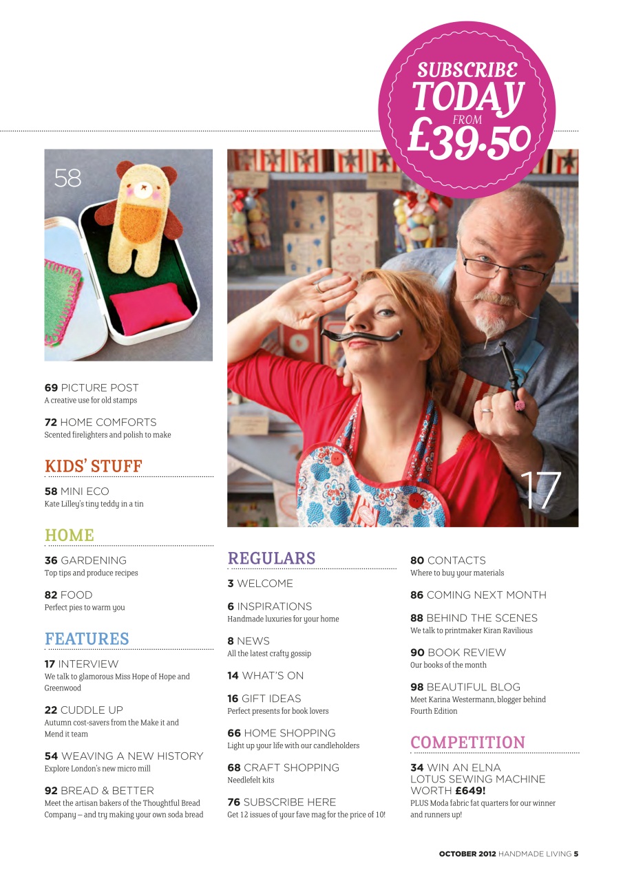 Handmade Living Preview Pages