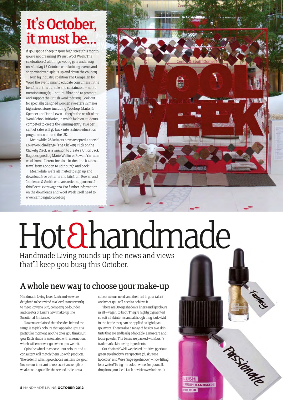 Handmade Living Preview Pages