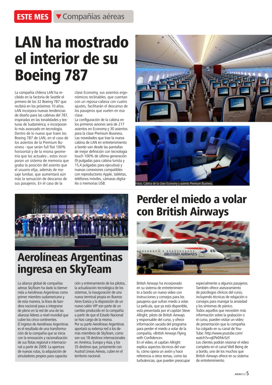 Avion Revue Internacional Preview Pages