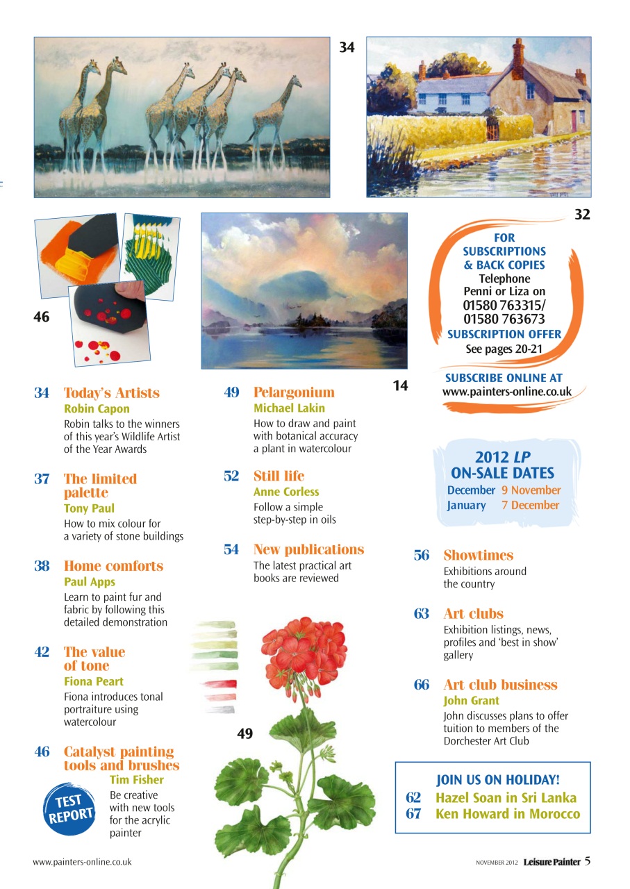 Leisure Painter & The Artist Preview Pages