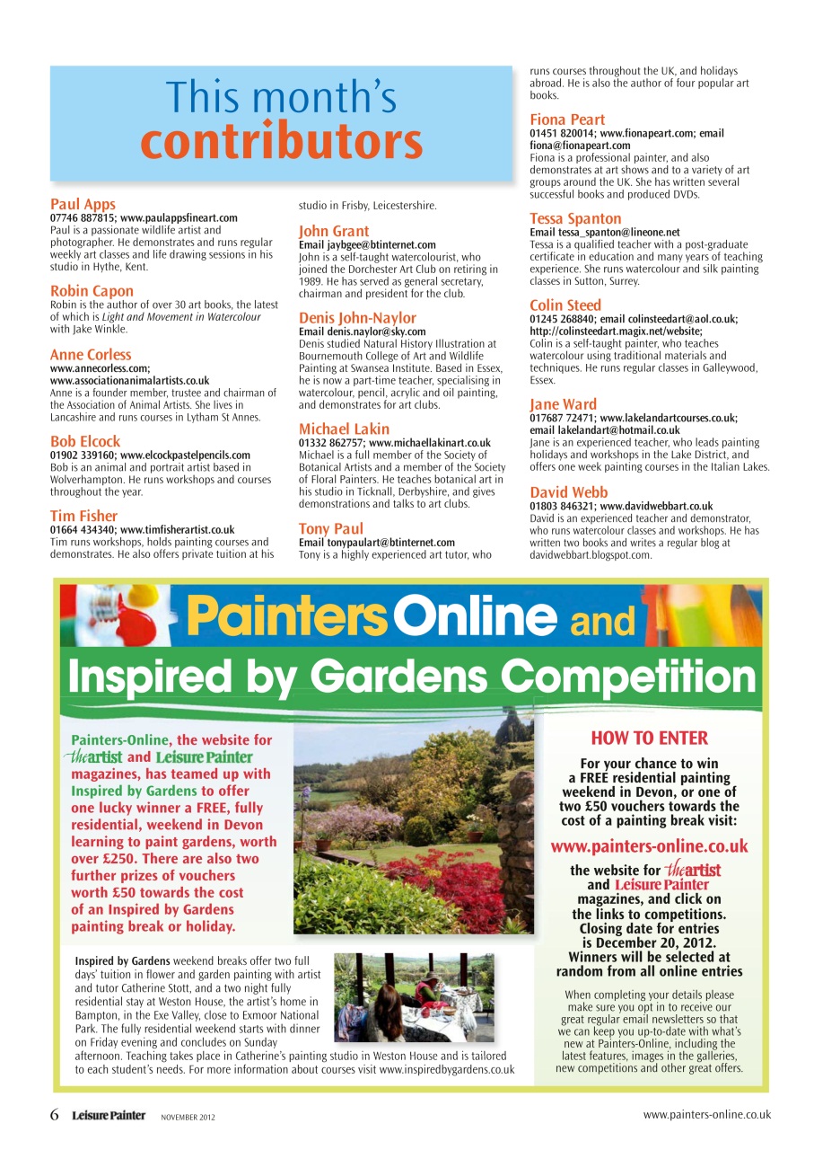 Leisure Painter & The Artist Preview Pages