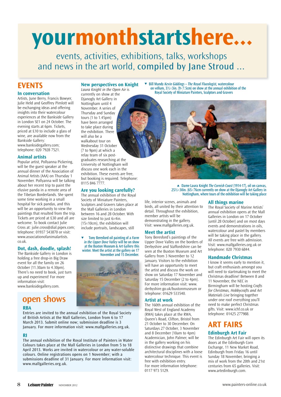 Leisure Painter & The Artist Preview Pages