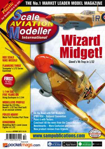Scale Aviation and Military Modeller International (A) issue SAMI Vol 18 Iss 10 Oct 2012