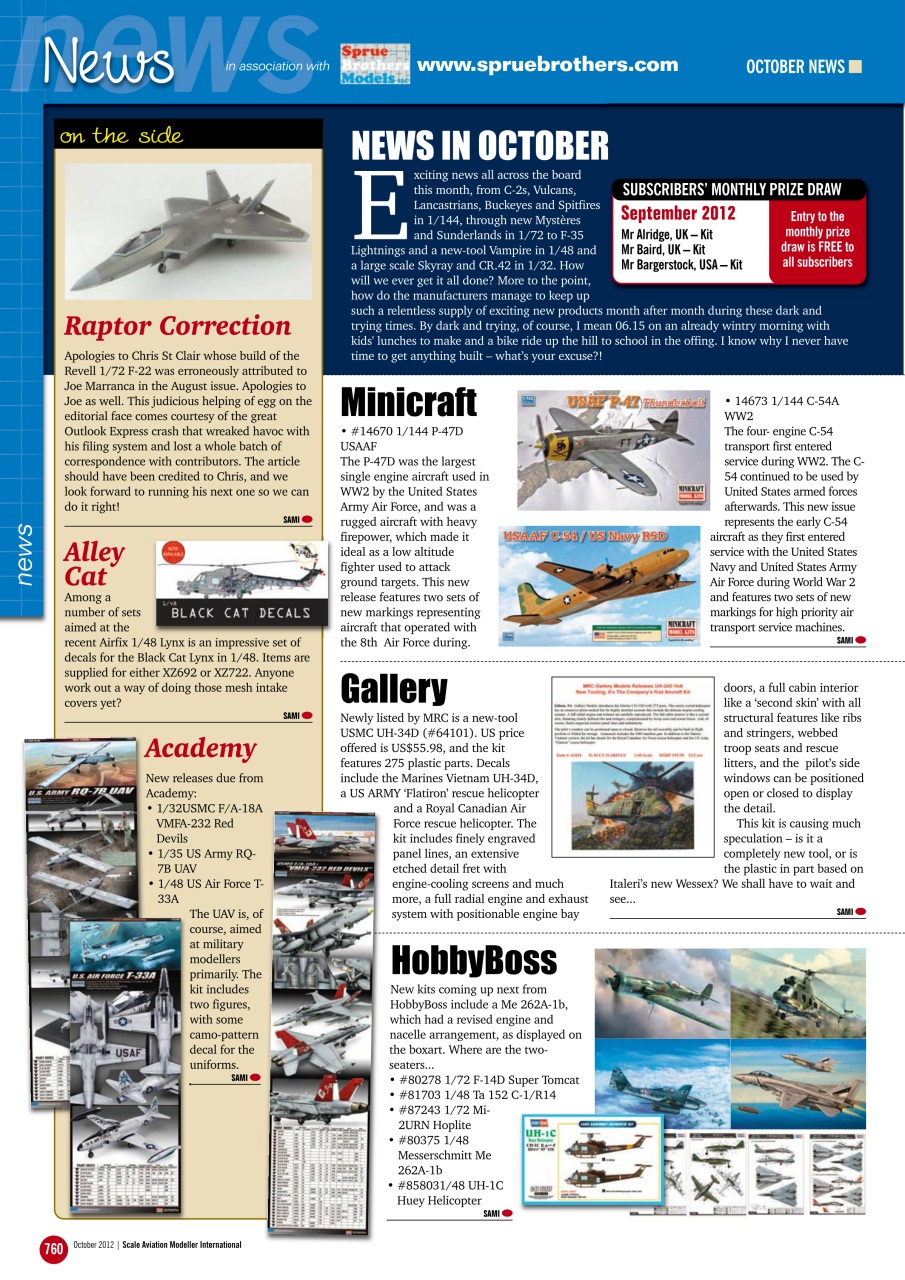 Scale Aviation and Military Modeller International (A) Preview Pages