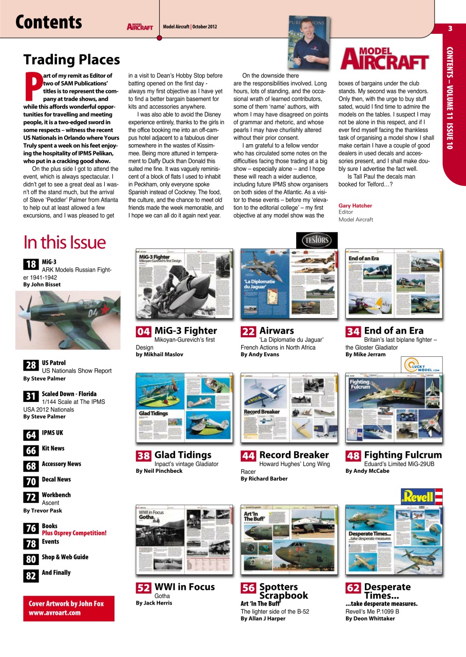 Model Aircraft Preview Pages
