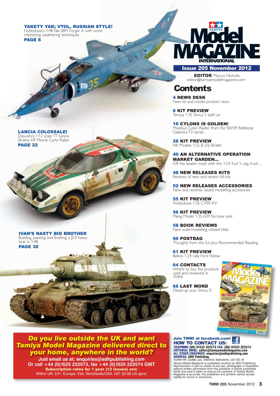 Tamiya Model Magazine Preview Pages