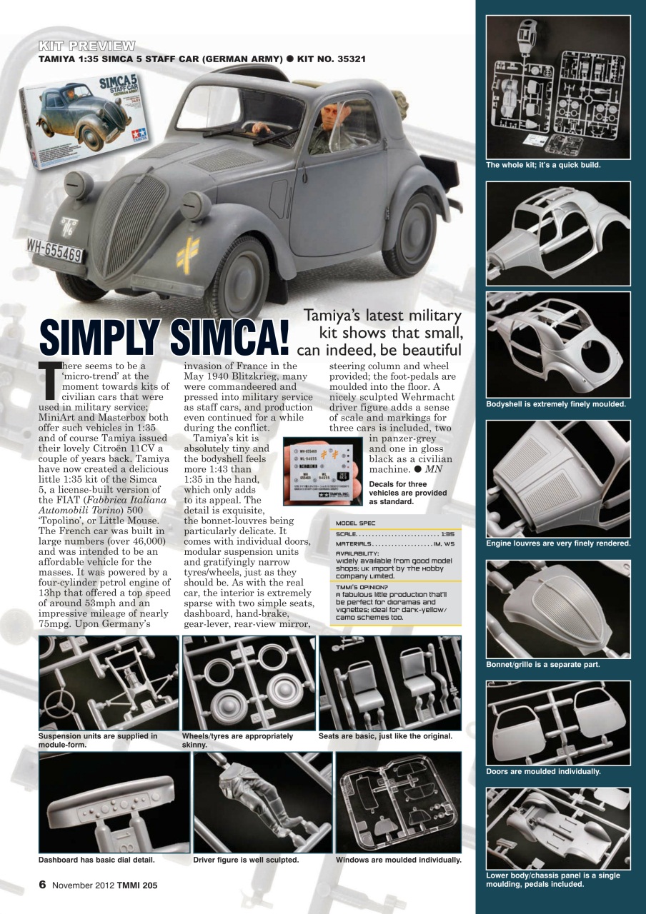 Tamiya Model Magazine Preview Pages