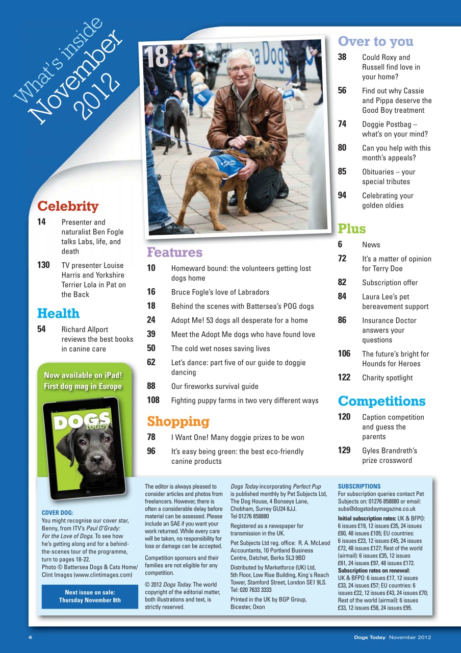 Dogs Today Magazine Preview Pages