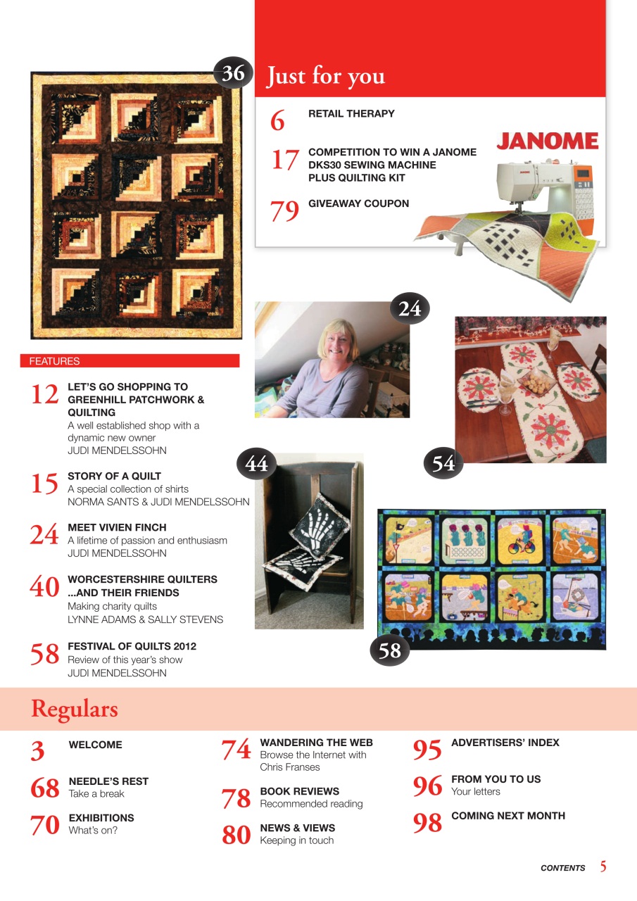 Patchwork and Quilting Preview Pages