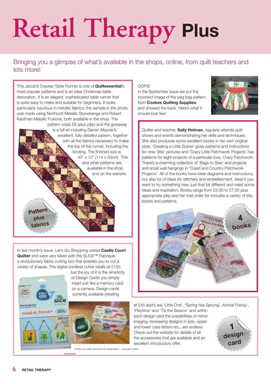Patchwork and Quilting Preview Pages