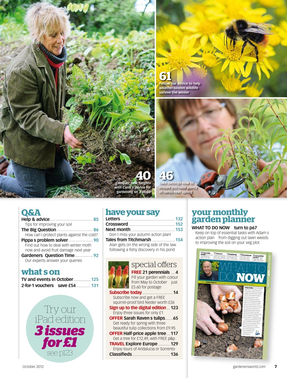 BBC Gardeners’ World Magazine Preview Pages