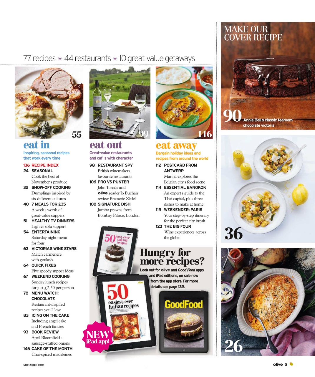 Olive Magazine Preview Pages