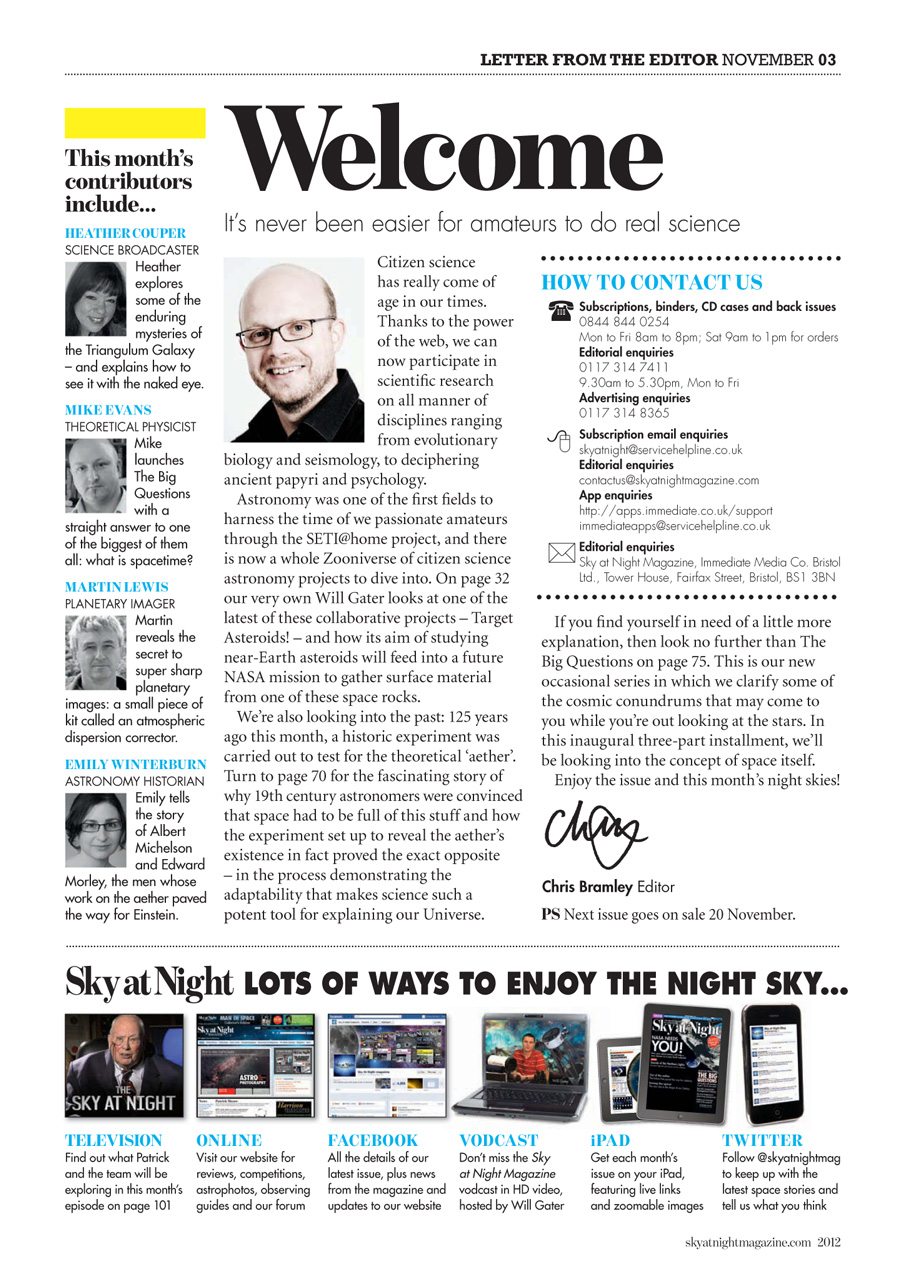 BBC Sky at Night Magazine Preview Pages