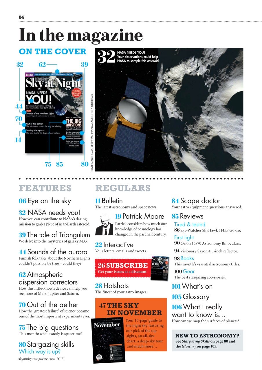 BBC Sky at Night Magazine Preview Pages