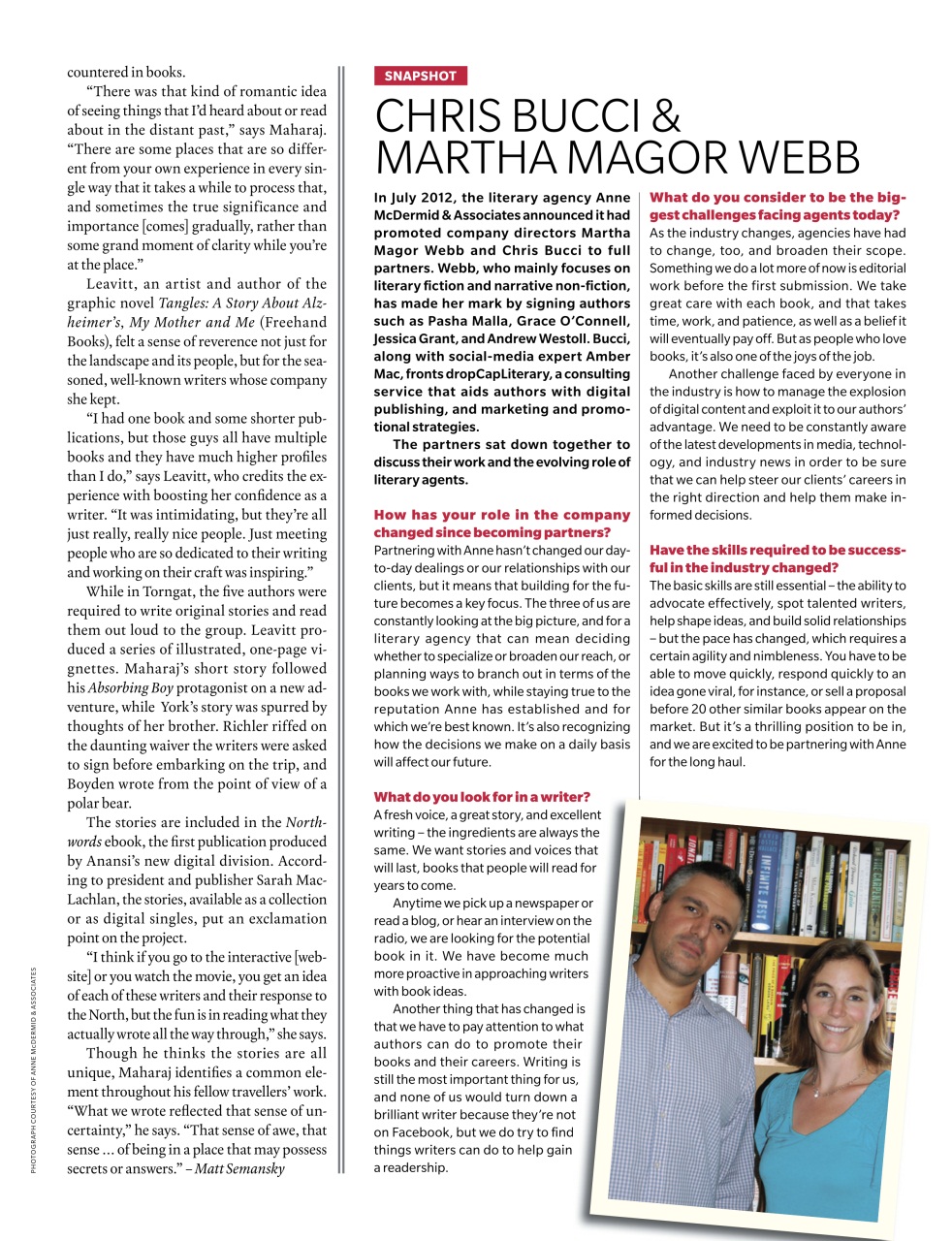 Quill & Quire Preview Pages