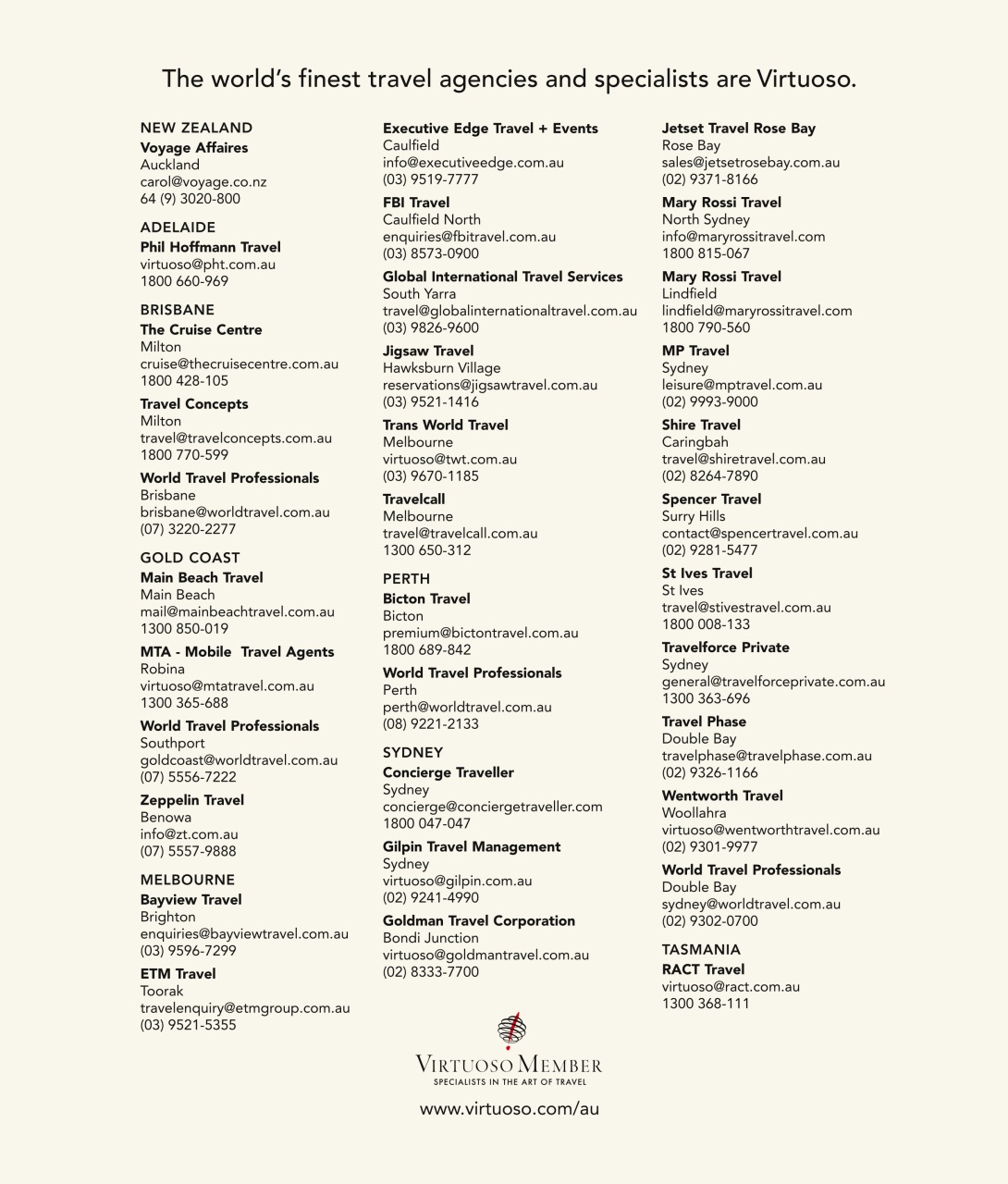 Luxury Travel Preview Pages