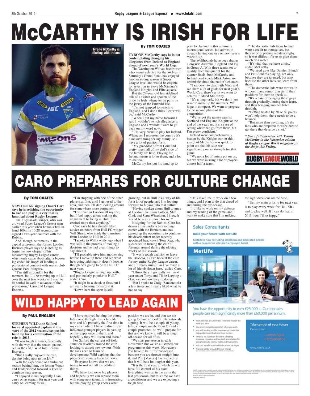 League Express Preview Pages