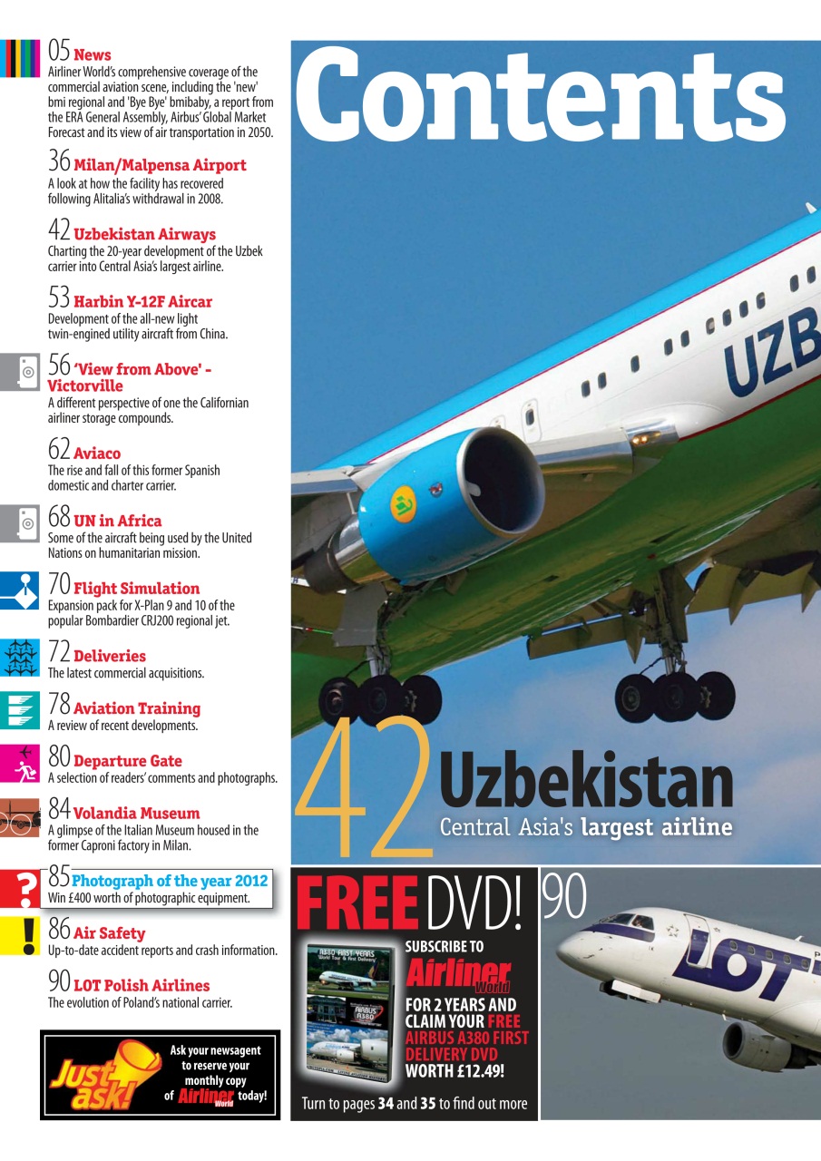 Airliner World Preview Pages