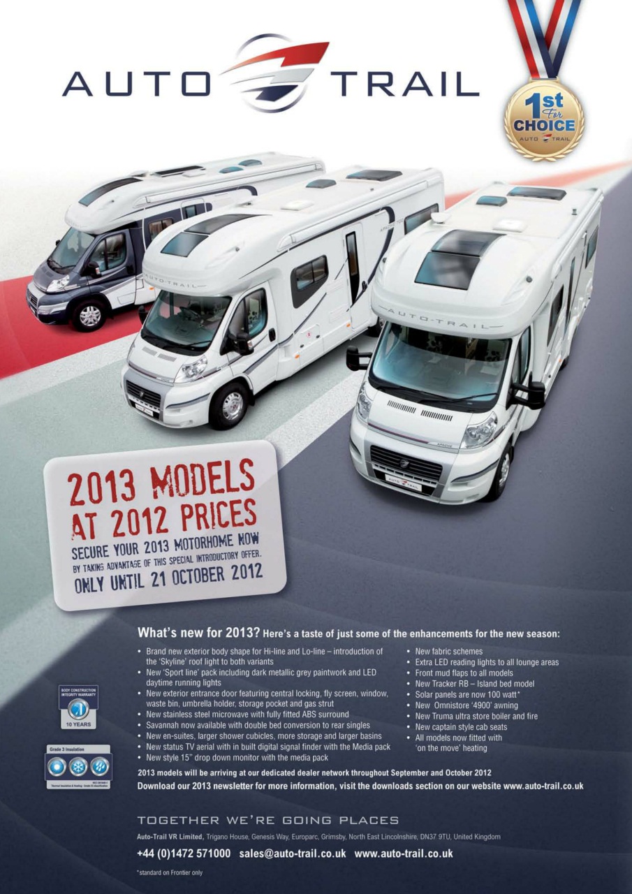 What Motorhome magazine Preview Pages