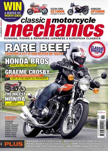 Classic Motorcycle Mechanics issue November 2012