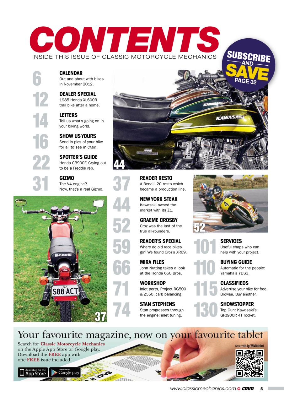 Classic Motorcycle Mechanics Preview Pages