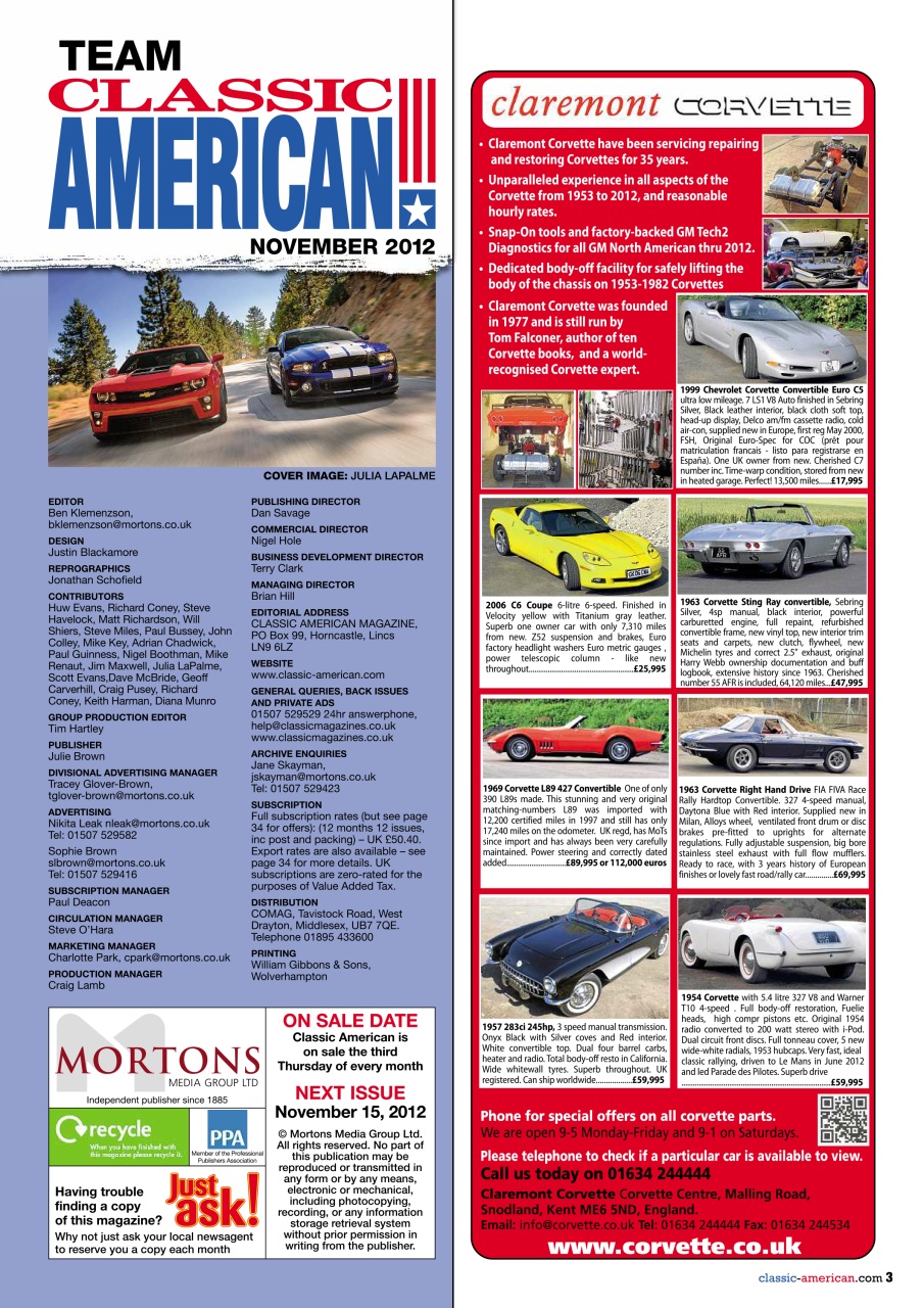 Classic American Magazine Preview Pages