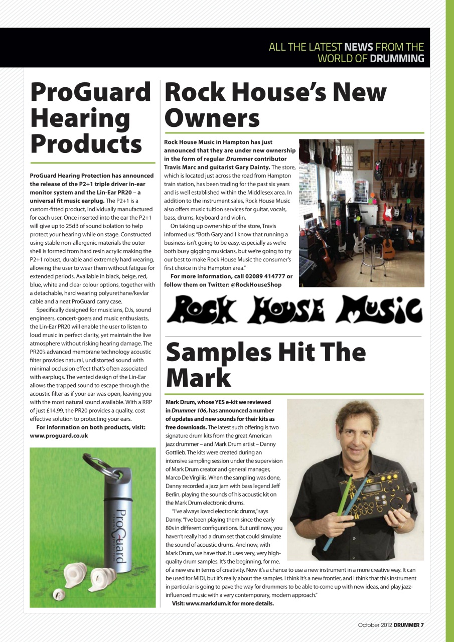iDrum magazine: Never miss a beat Preview Pages