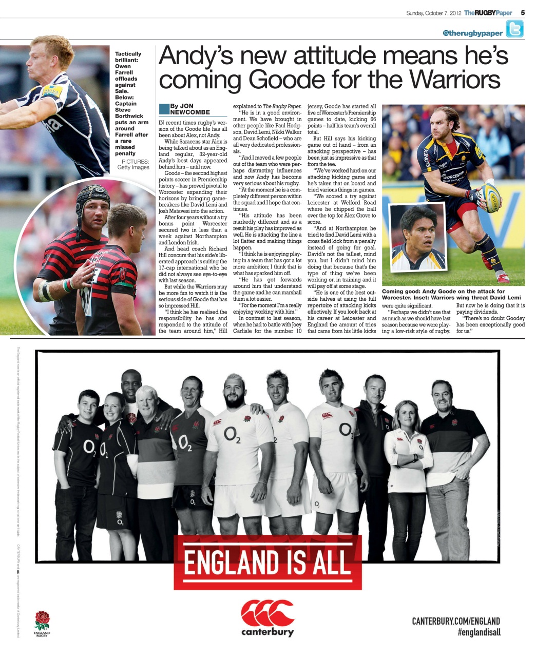 The Rugby Paper Preview Pages