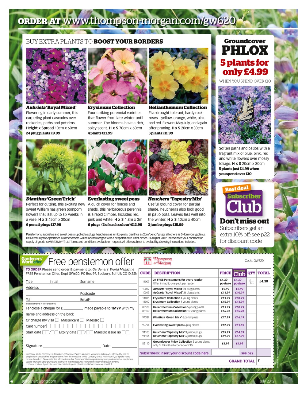 BBC Gardeners’ World Magazine Preview Pages