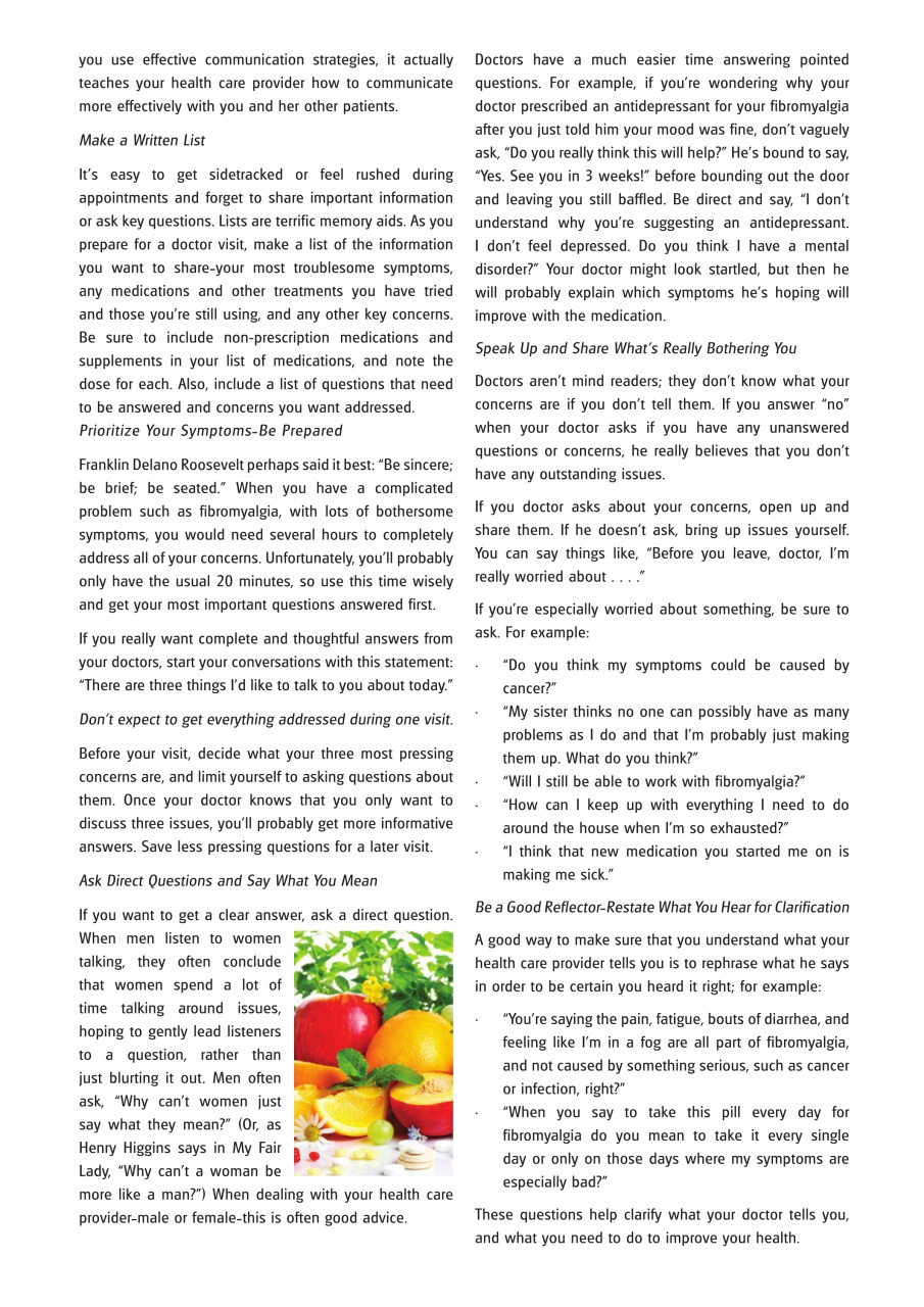 Fibromyalgia Magazine Preview Pages