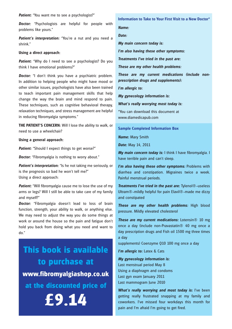 Fibromyalgia Magazine Preview Pages