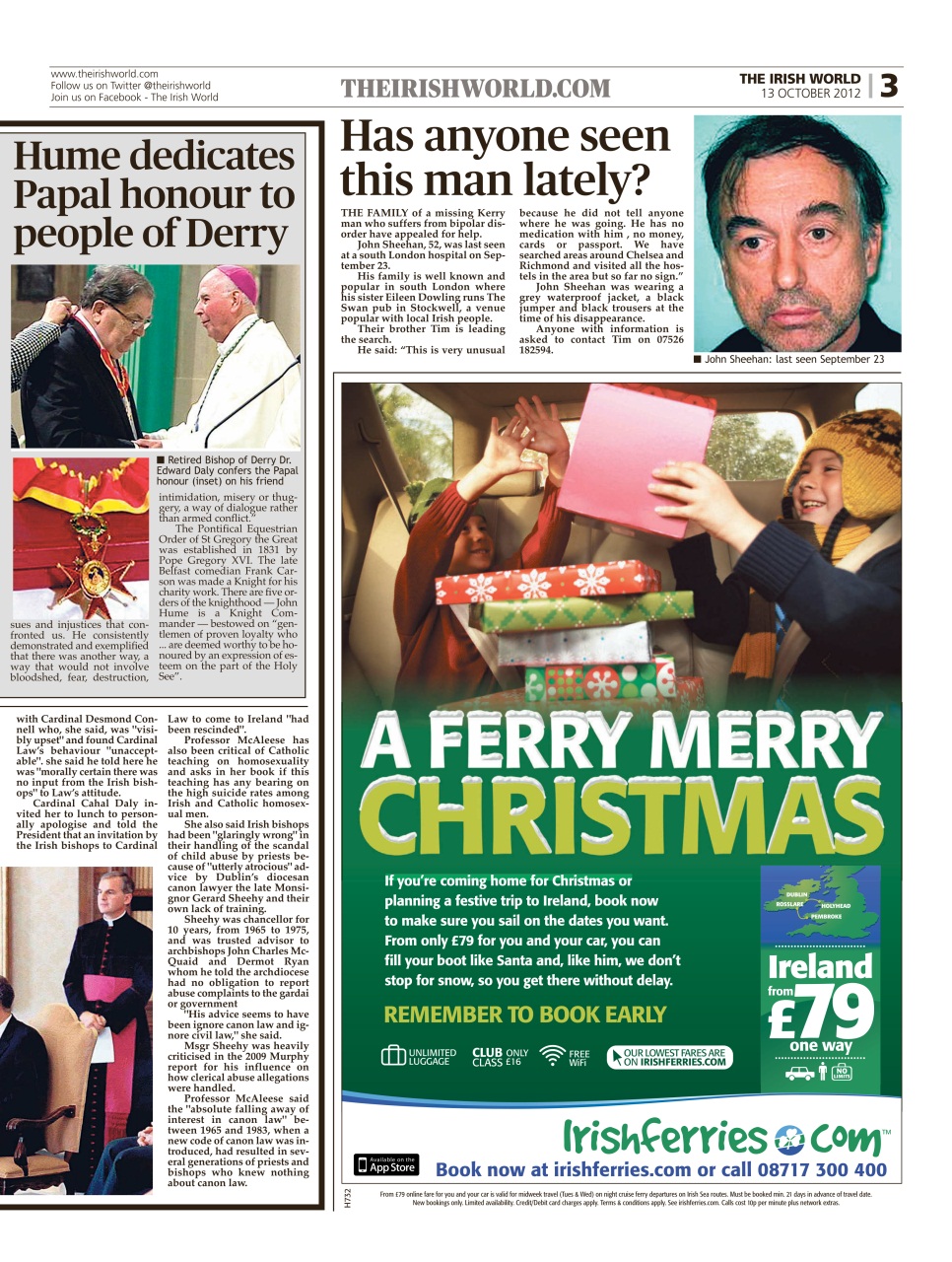 Irish World Preview Pages